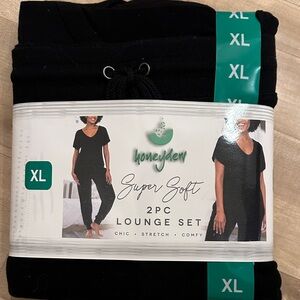 Honeydew Intimates Black Lounge Set